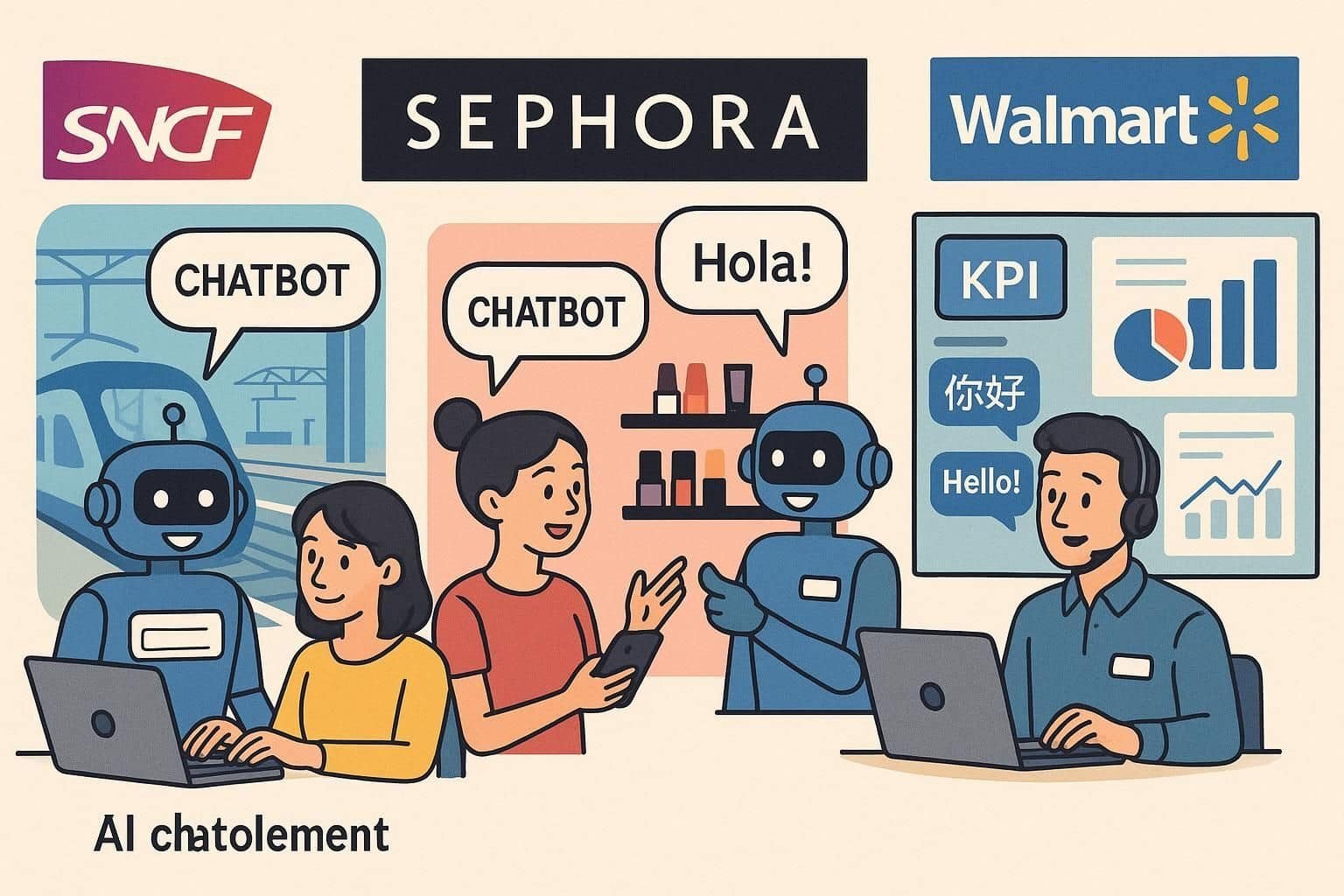 Découvrez notre comparatif et classement des meilleurs chatbots service client pour améliorer l'expérience utilisateur et optimiser la gestion de vos interactions clients.