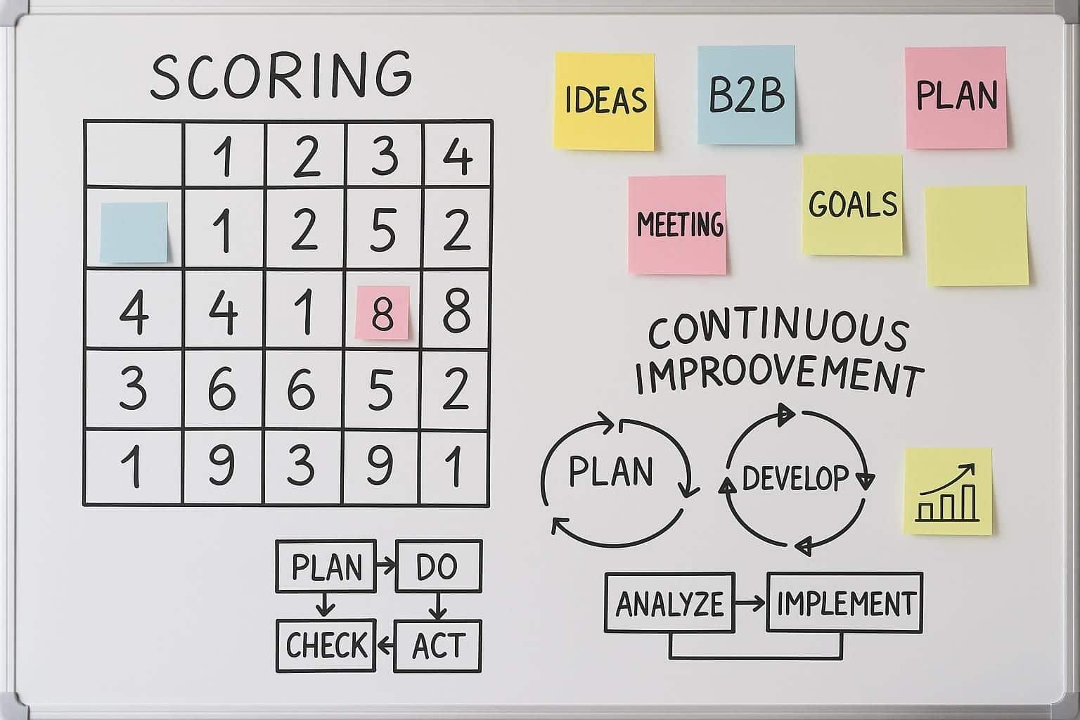 Découvrez les meilleures méthodes et bonnes pratiques de lead scoring B2B pour optimiser votre qualification de prospects et augmenter vos taux de conversion.
