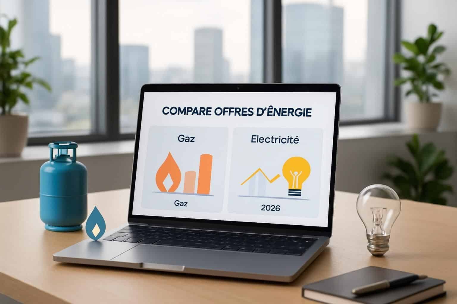 Comparez gratuitement les meilleures offres de gaz et d'électricité pour 2026 et économisez sur vos factures énergétiques grâce à notre comparateur simple et rapide.