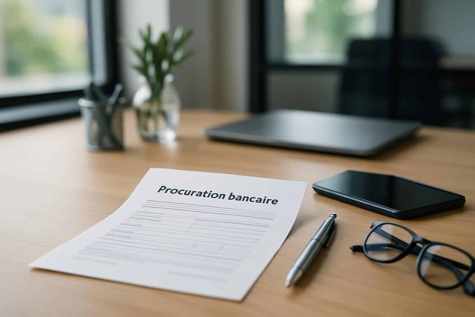 Téléchargez gratuitement un modèle de procuration bancaire simple et prêt à l'emploi pour faciliter vos démarches financières en toute sécurité.