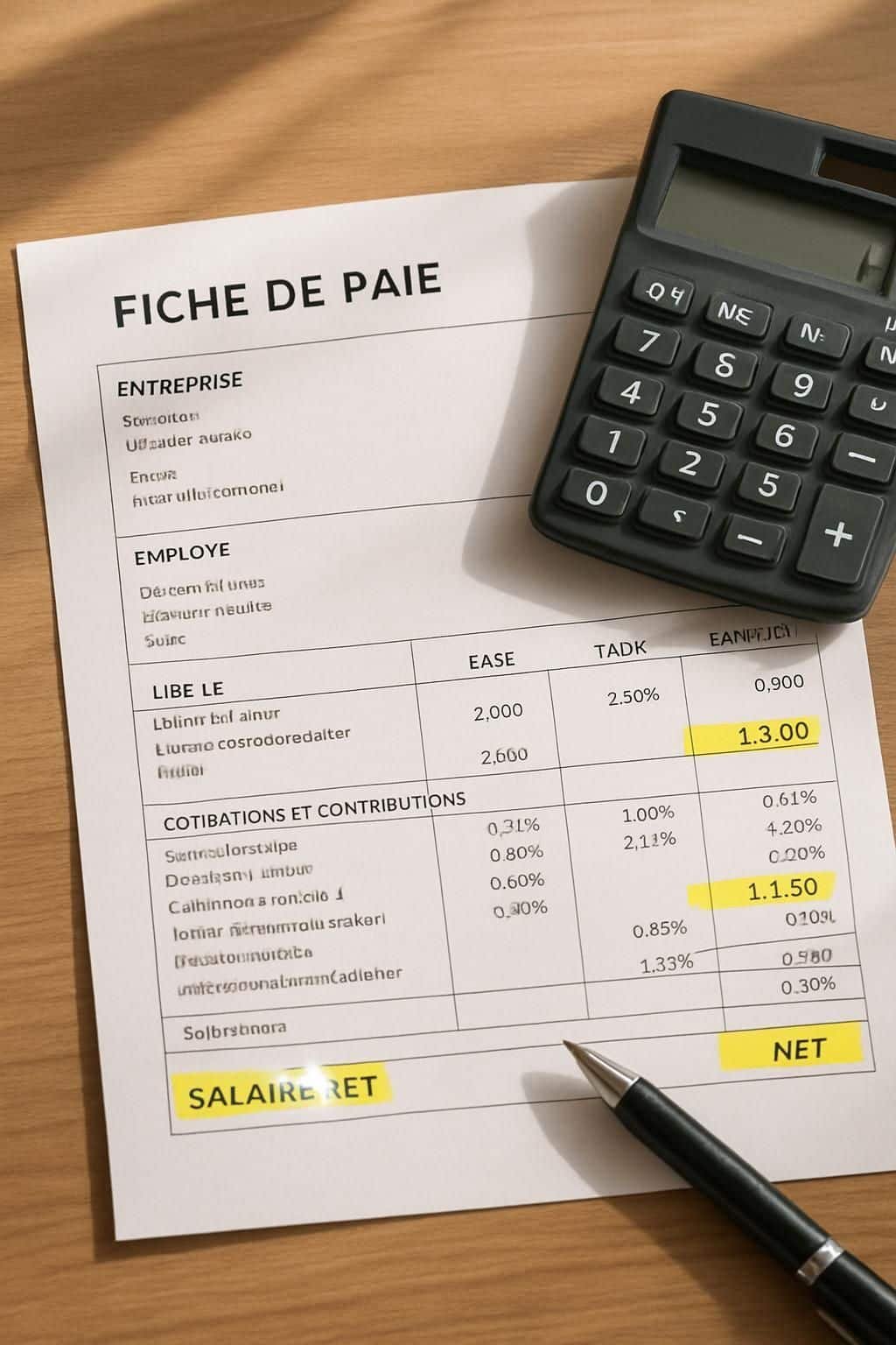 Calculez rapidement votre salaire net à partir du brut en 2026 grâce à notre simulateur précis et à jour. Découvrez votre rémunération réelle en quelques clics.