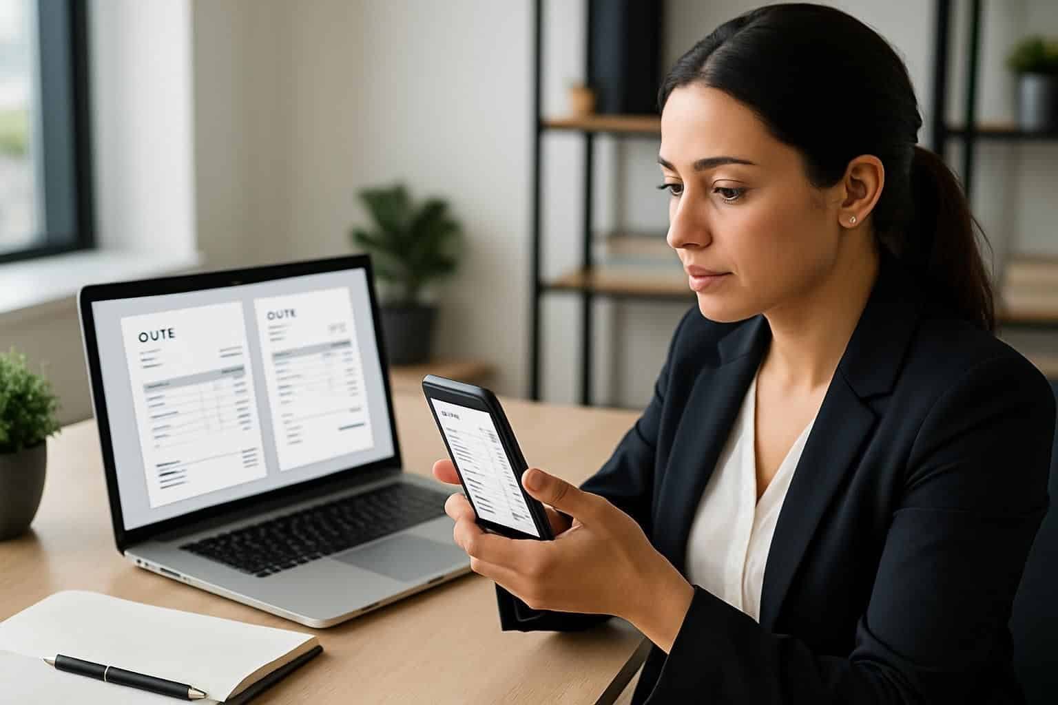 Logiciel gratuit de devis et factures, simple et intuitif, idéal pour gérer vos documents commerciaux rapidement et efficacement.