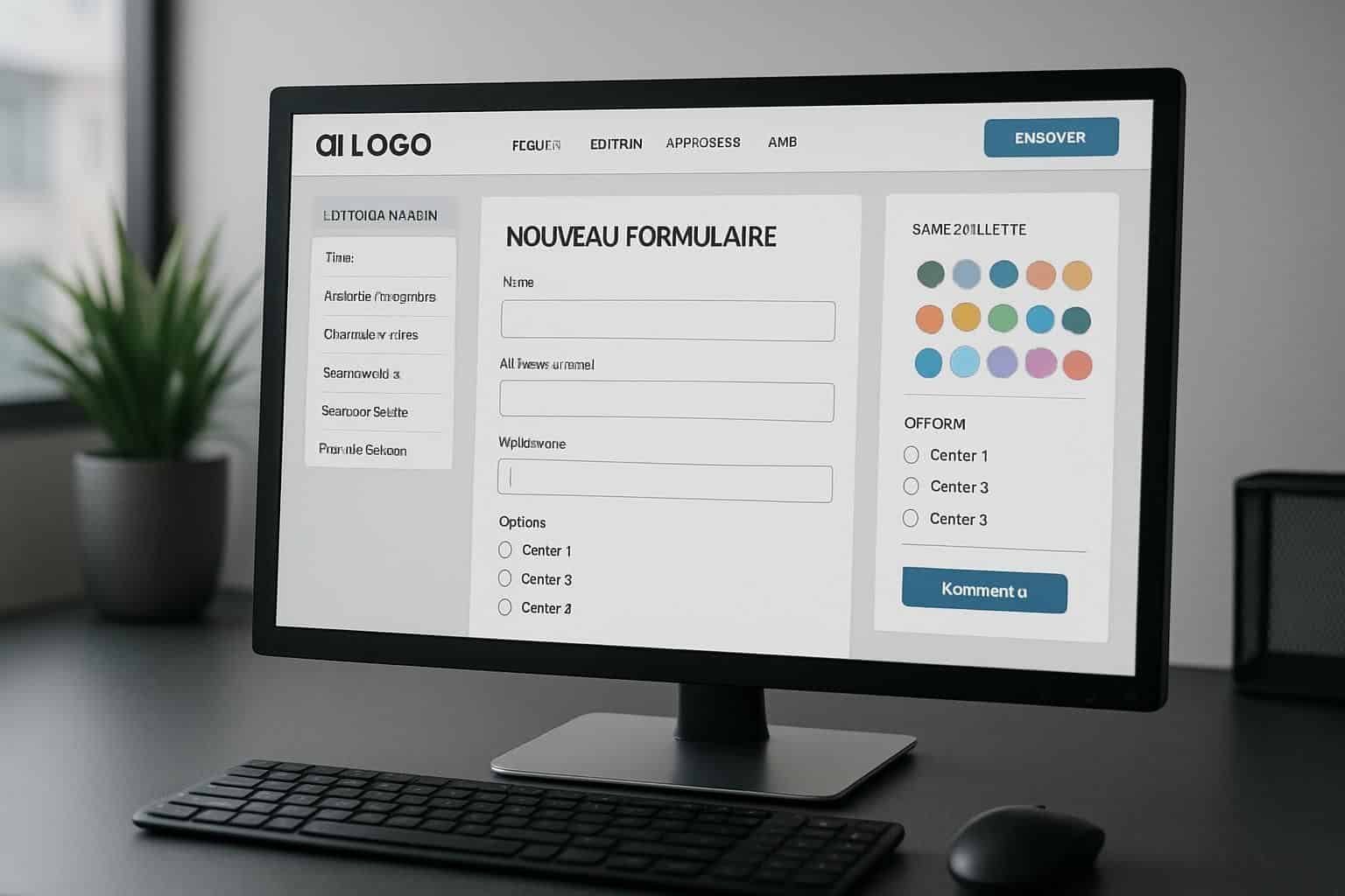 Découvrez notre outil de création de formulaires en ligne simple et efficace, idéal pour concevoir rapidement des formulaires personnalisés sans compétences techniques.