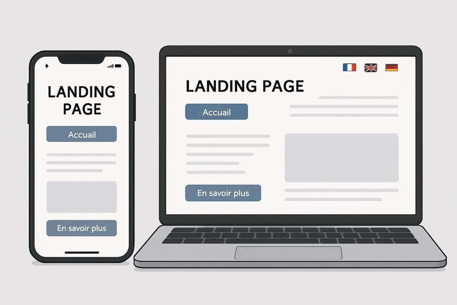 Créez facilement et rapidement votre landing page professionnelle gratuitement grâce à notre outil simple et intuitif, sans compétences techniques requises.