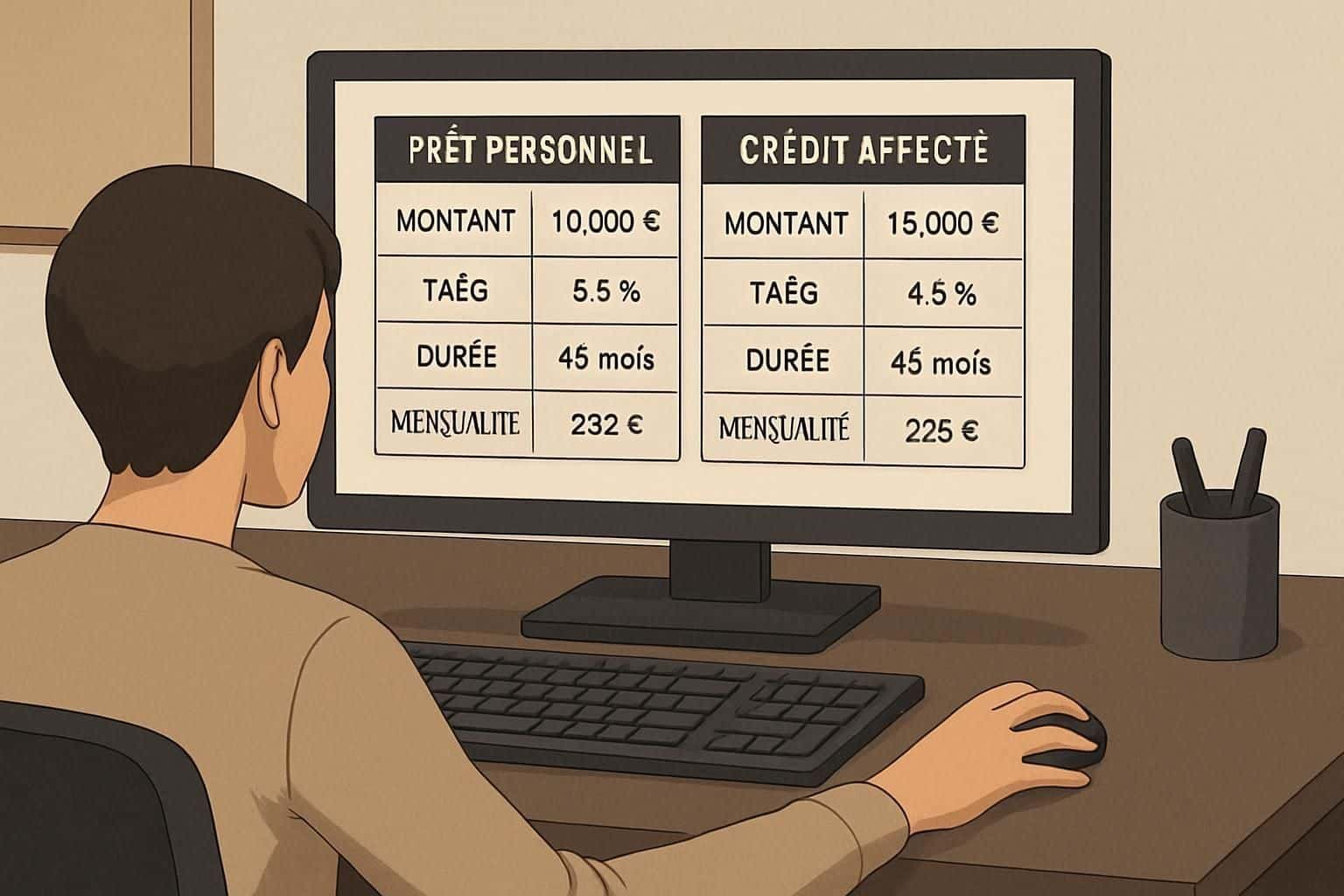 Obtenez une simulation rapide de prêt personnel et comparez les meilleures offres pour trouver le taux le plus avantageux en quelques clics.